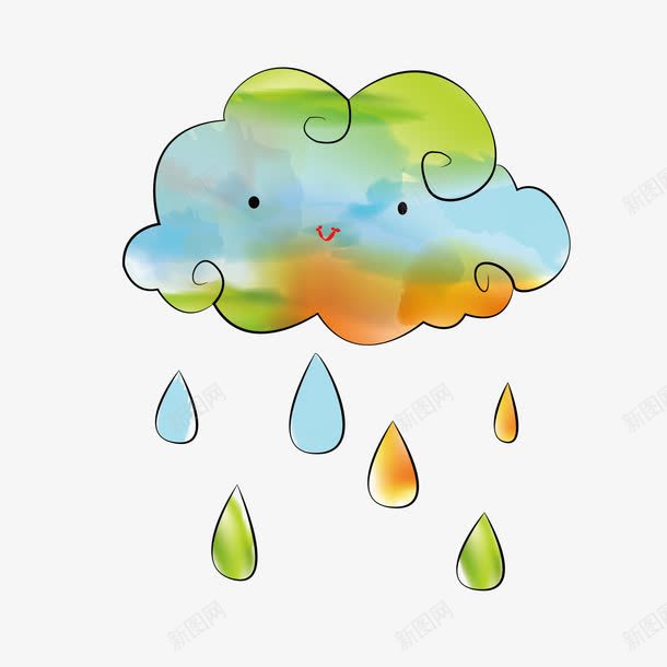 云和雨滴png免抠素材_新图网 https://ixintu.com png素材 云 雨滴
