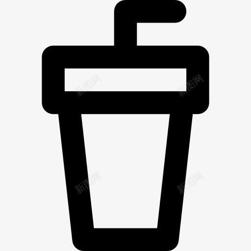 喝图标png_新图网 https://ixintu.com 不健康 吸管 带走 糖 食品 饮料