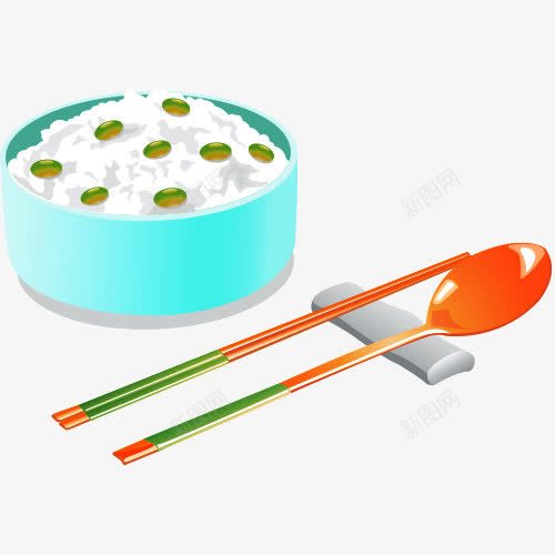 卡通饭菜png免抠素材_新图网 https://ixintu.com 免抠 免抠素材 热搜图 精美图 饭菜矢量卡通图