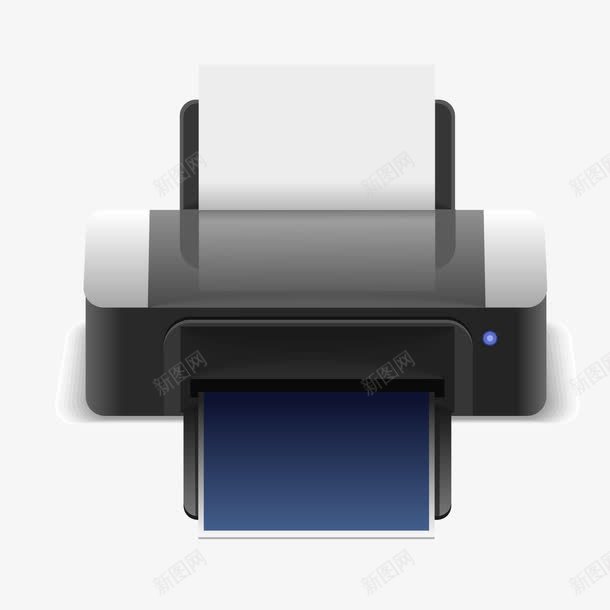 卡通打印机矢量图ai免抠素材_新图网 https://ixintu.com 办公用品 卡通 商务 打印机 电子产品 矢量图