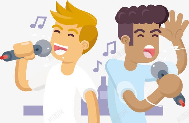 唱歌知音png免抠素材_新图网 https://ixintu.com 一辈子 唱歌 好朋友 朋友 知音
