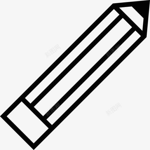 铅笔图标png_新图网 https://ixintu.com 书写工具 写作 办公材料 界面 编辑 铅笔