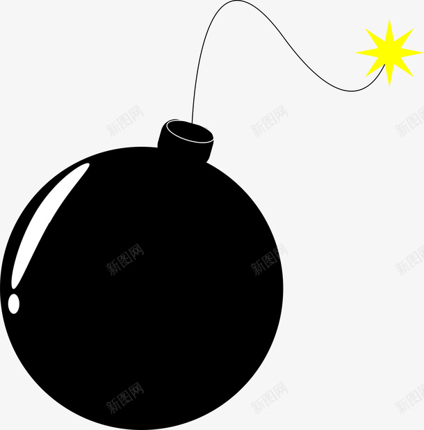 手绘炸药图标png_新图网 https://ixintu.com 手绘 手绘画 炸弹 炸药