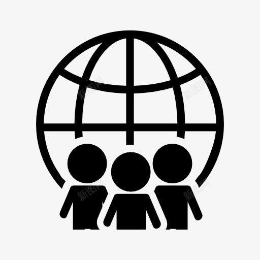 人与地球图标png_新图网 https://ixintu.com 地球