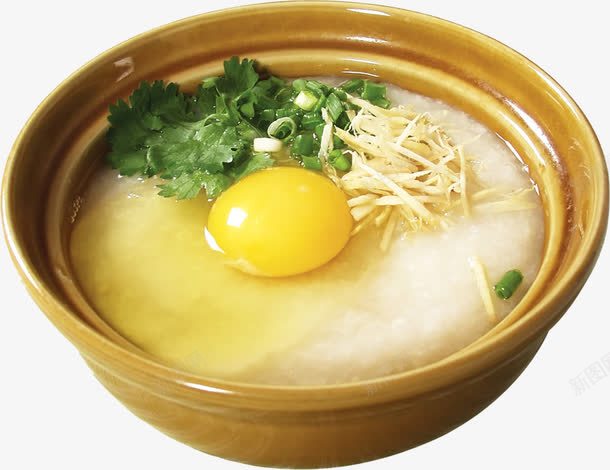 碗里诱人的食物png免抠素材_新图网 https://ixintu.com 产品实物 姜丝 蛋黄 香菜 鸡蛋