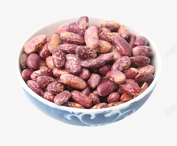 花皮芸豆粗粮png免抠素材_新图网 https://ixintu.com 红腰豆