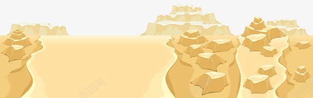 贫瘠的土地png免抠素材_新图网 https://ixintu.com 土地 土坡 贫瘠 黄土 黄色