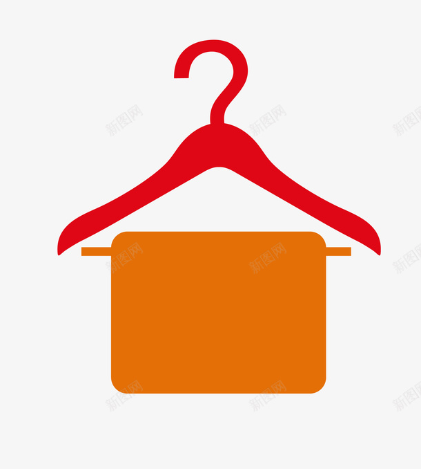 衣架上的毛巾png免抠素材_新图网 https://ixintu.com png图形 png装饰 手绘 毛巾 衣架 装饰