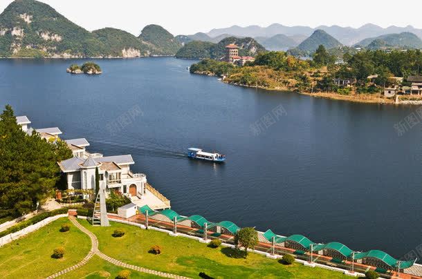 百花湖景区png免抠素材_新图网 https://ixintu.com 旅游景区 百花湖 百花湖景区 著名景点 贵阳