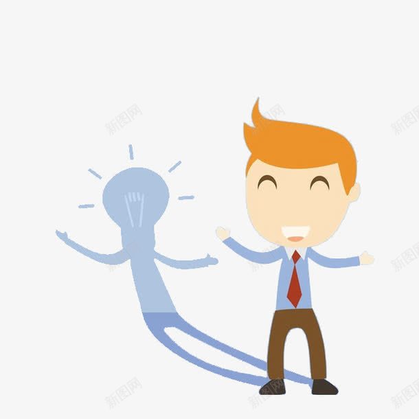 灵性的点子png免抠素材_新图网 https://ixintu.com 人物 影子 思维 想法