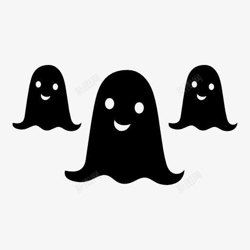 万圣节吓人的幽灵图标png_新图网 https://ixintu.com 幽灵 鬼魂