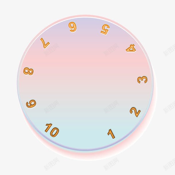 彩色渐变表盘时刻表png免抠素材_新图网 https://ixintu.com 彩色 时刻表 渐变 表盘