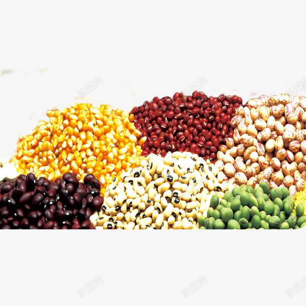 薏仁红豆黄豆青豆免费png免抠素材_新图网 https://ixintu.com 五谷杂粮 免费下载 免费图片 免费素材 红豆 薏仁 薏仁米 青豆 黄豆