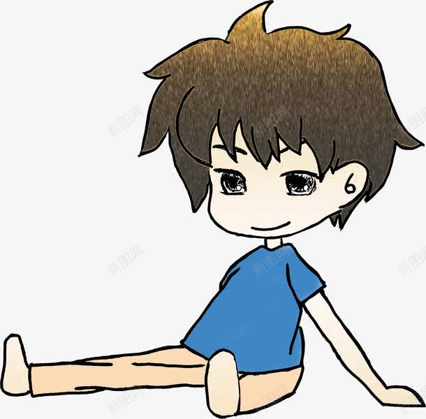 手绘彩色Q版人物png免抠素材_新图网 https://ixintu.com 人物 彩色