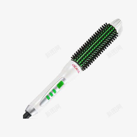 梳子款卷发器png免抠素材_新图网 https://ixintu.com 产品实物 卷发器 梳子款