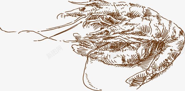虾矢量图ai免抠素材_新图网 https://ixintu.com 古典 施工欧式 欧式精细手绘食物素材 矢量图