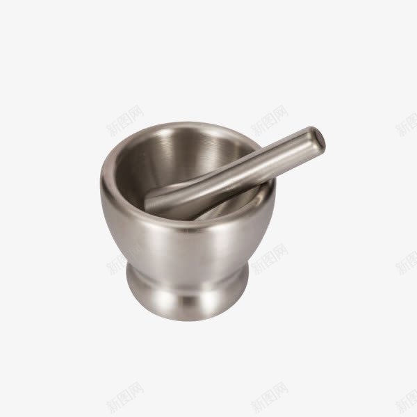 达派屋不锈钢捣碎器大号png免抠素材_新图网 https://ixintu.com 产品实物 压蒜器 捣药罐 捣蒜 捣蒜器