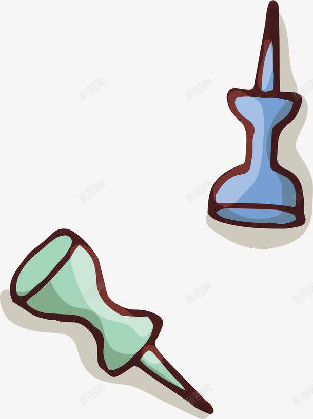 按钉元素png免抠素材_新图网 https://ixintu.com png 卡通 按钉矢量 矢量元素 钉子