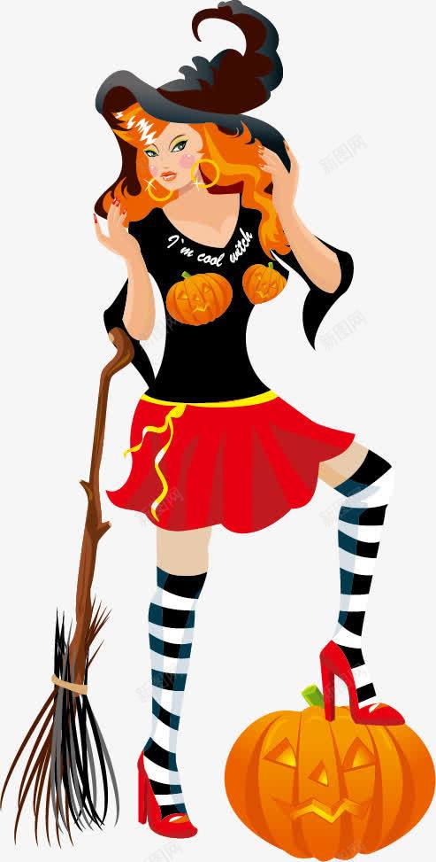 漂亮的女巫png免抠素材_新图网 https://ixintu.com 万圣节 女巫 漂亮