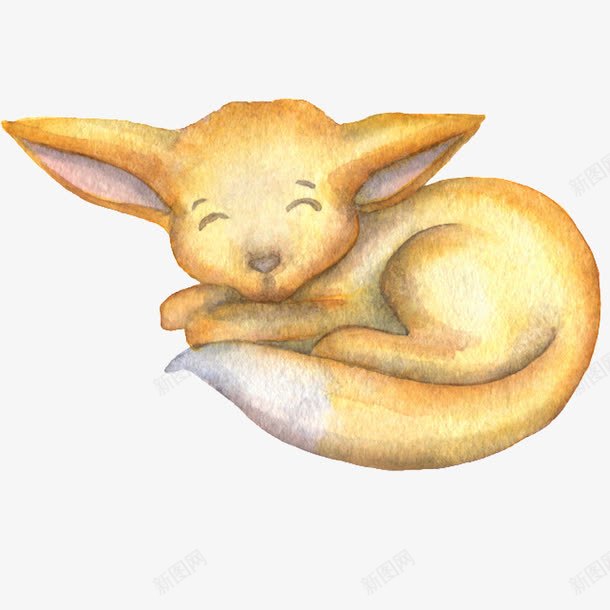 可爱大耳朵小狐狸png免抠素材_新图网 https://ixintu.com 可爱 大耳朵 小狐狸 狡猾
