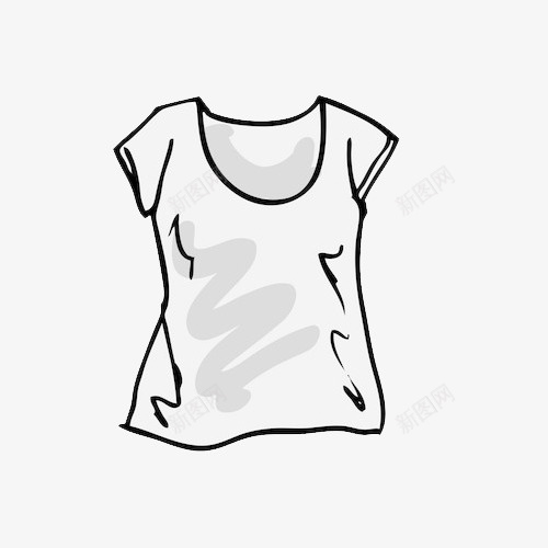 灰色女式夏季短袖png免抠素材_新图网 https://ixintu.com 夏季 夏季短袖 女式短袖 女式衣服 灰色 短袖