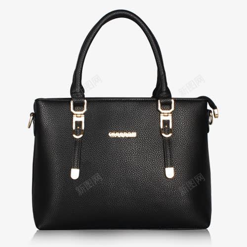 黑色质感女包产品实物png免抠素材_新图网 https://ixintu.com 黑色质感手提女包