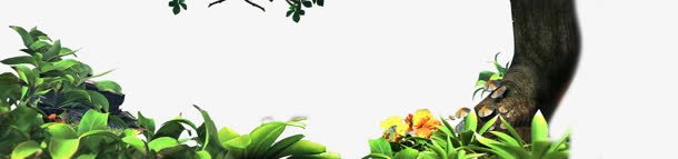 绿花绿草绿树png免抠素材_新图网 https://ixintu.com 绿树 绿花 绿草