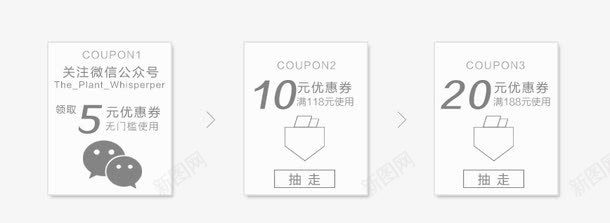 天猫淘宝促销优惠券png免抠素材_新图网 https://ixintu.com 优惠券 促销 天猫 淘宝