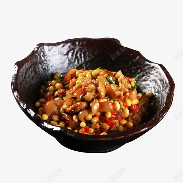 腊八豆炒猪脚皮png免抠素材_新图网 https://ixintu.com 图片 猪脚皮 腊八 腊八豆