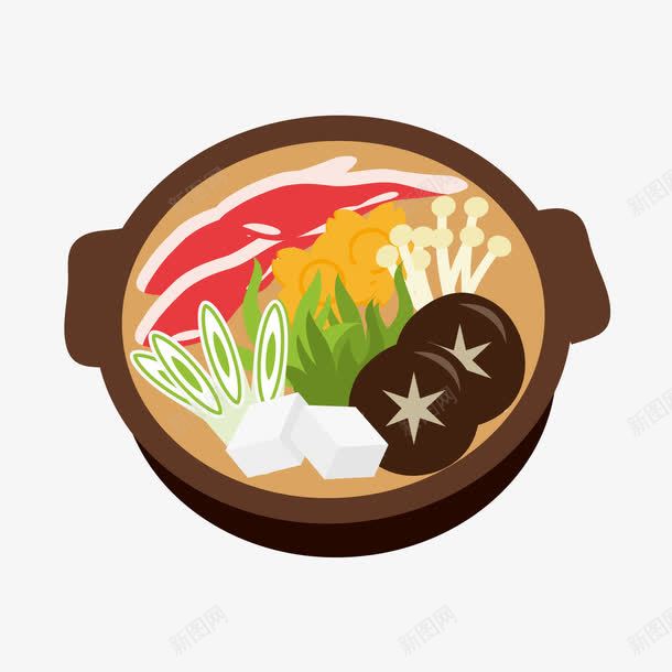 手绘火锅美食png免抠素材_新图网 https://ixintu.com 手绘 火锅 美食