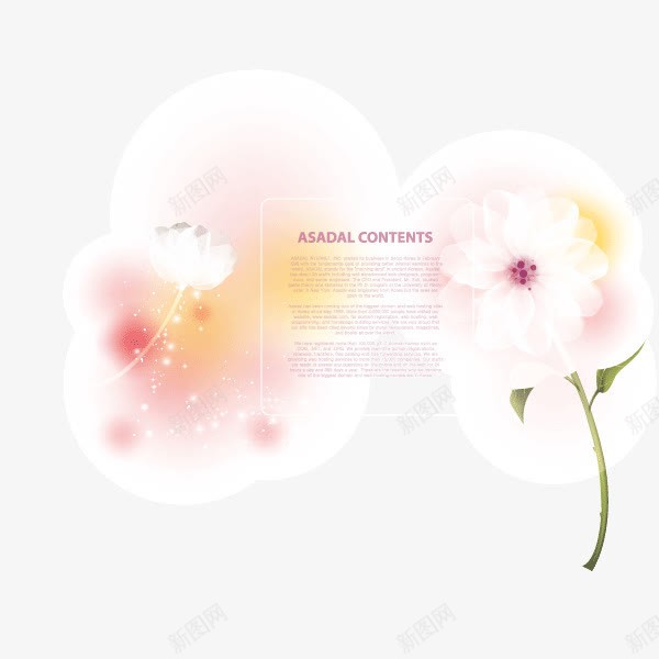 花卉图案粉色banner背景png免抠素材_新图网 https://ixintu.com banner背景 粉色 花卉图案