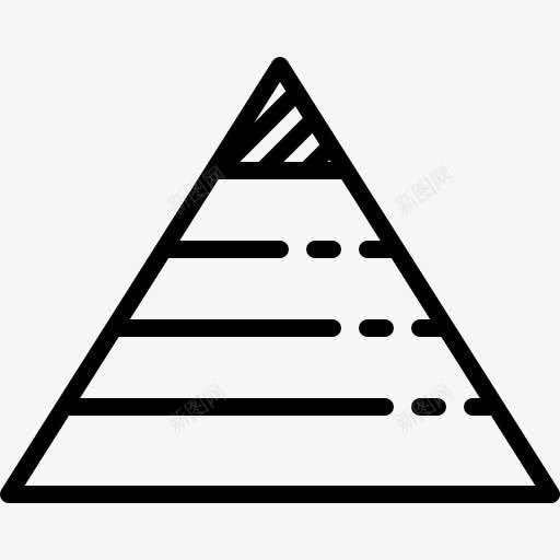 金字塔图标png_新图网 https://ixintu.com 几何 形状 统计