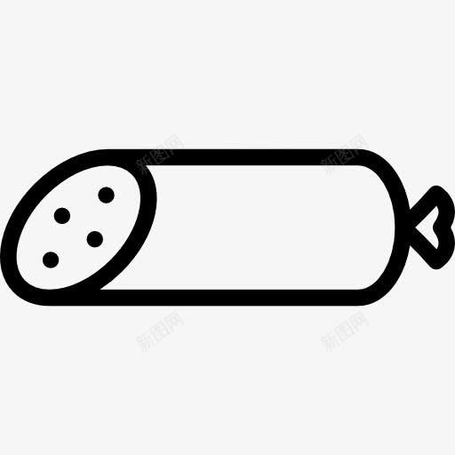 意大利腊肠切图标png_新图网 https://ixintu.com 猪肉 肉 营养 蛋白 食品