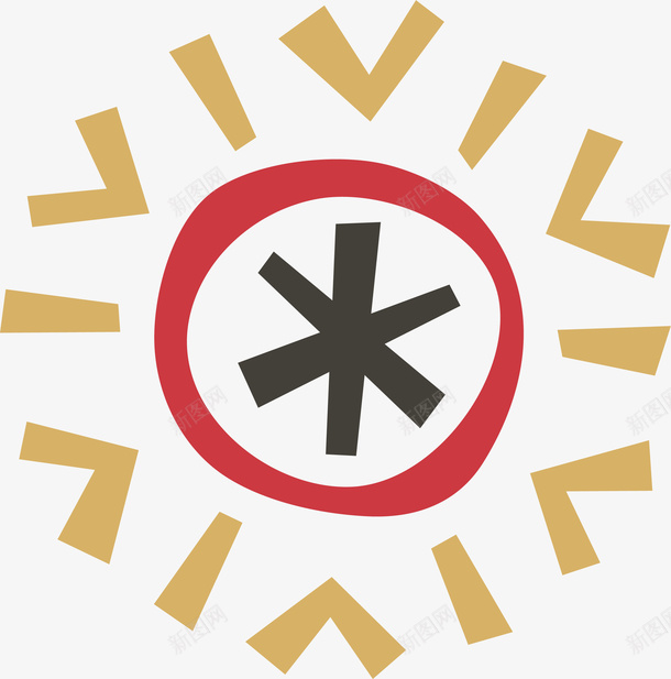 黄色简约标签符号png免抠素材_新图网 https://ixintu.com 免抠PNG 星号 标志 标签 符号 简约 装饰图案 黄色