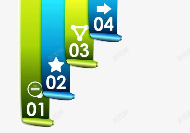 分类栏标识图标png_新图网 https://ixintu.com 分类栏 创意 商务 标识 科技 绿色 蓝色
