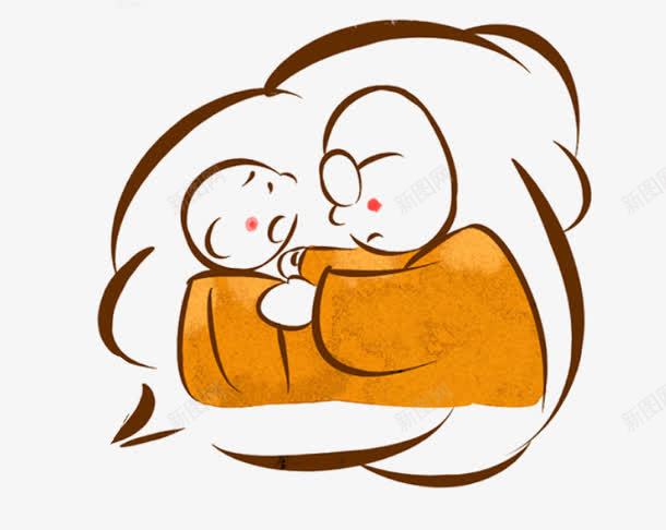 和尚png免抠素材_新图网 https://ixintu.com 人物 人物插画 出家人 卡通人物 卡通和尚 古代 插画