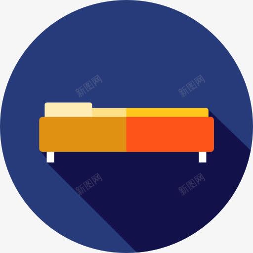 床图标png_新图网 https://ixintu.com 假期 困 宿舍 床 睡觉 酒店