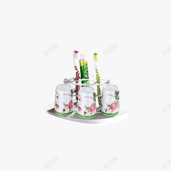 吉百居牙刷架漱口杯刷牙杯套装png免抠素材_新图网 https://ixintu.com 产品实物 牙刷杯 牙刷架 牙膏牙刷架