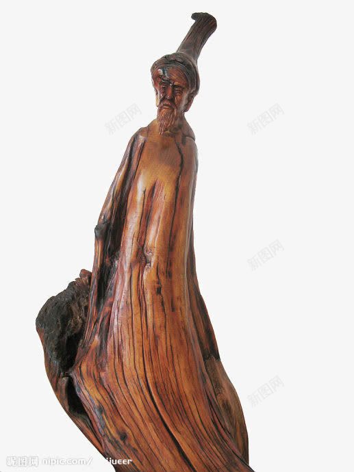 根雕古代老人png免抠素材_新图网 https://ixintu.com 古代 木制 根雕 老人 艺术品