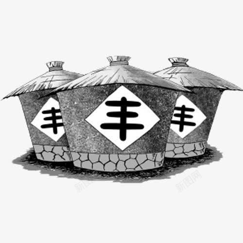 卡通粮仓png免抠素材_新图网 https://ixintu.com 丰收 卡通 粮仓 粮食