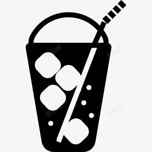 冰沙图标png_新图网 https://ixintu.com 冰沙 冷 咖啡店 玻璃 食品