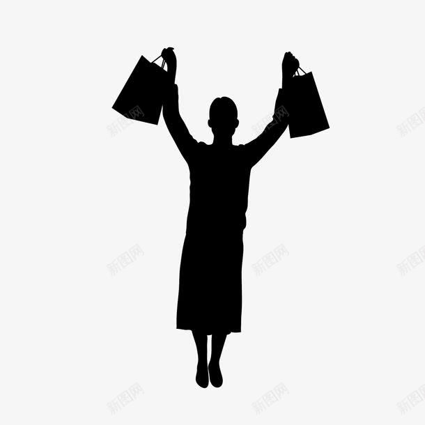 手绘人物女人剪影png免抠素材_新图网 https://ixintu.com 人物剪影图标 卡通 卡通图片 女人剪影图片 女人矢量图 手绘 手绘图片