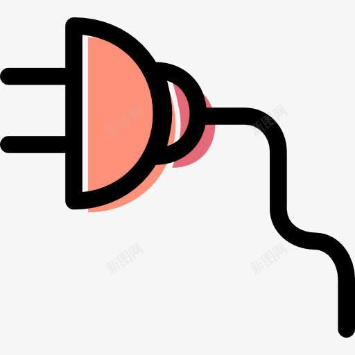 塞图标png_新图网 https://ixintu.com 充电 工具和用具 技术 插头 电 电力 能源