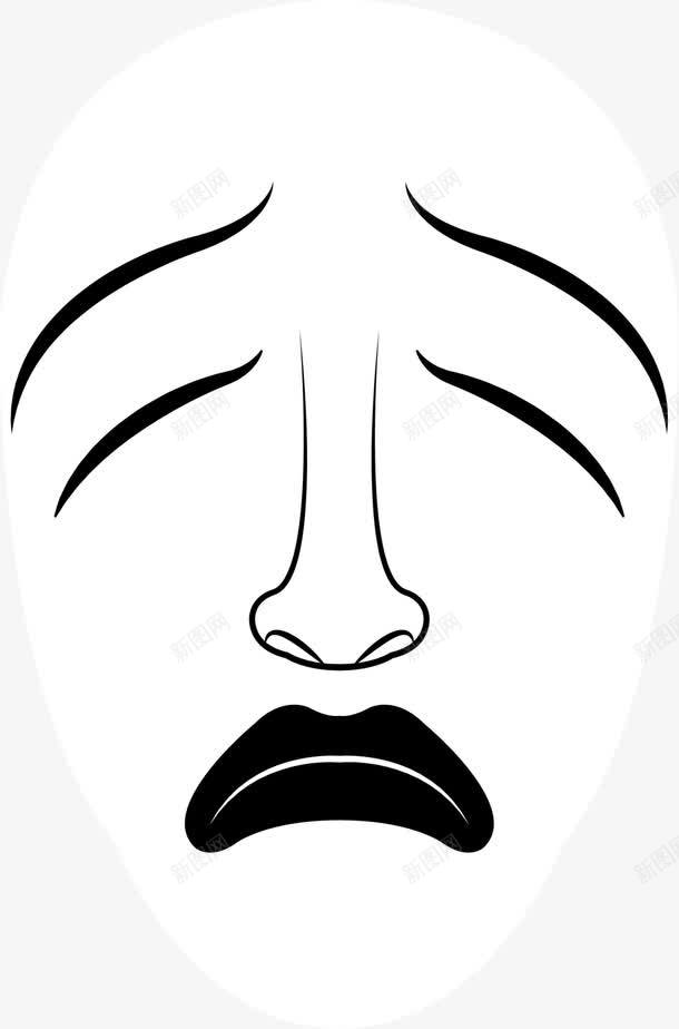 白色诡异愚人节面具png免抠素材_新图网 https://ixintu.com 4月1号 愚人节 愚人节面具 搞怪 整蛊 白色面具 马戏团