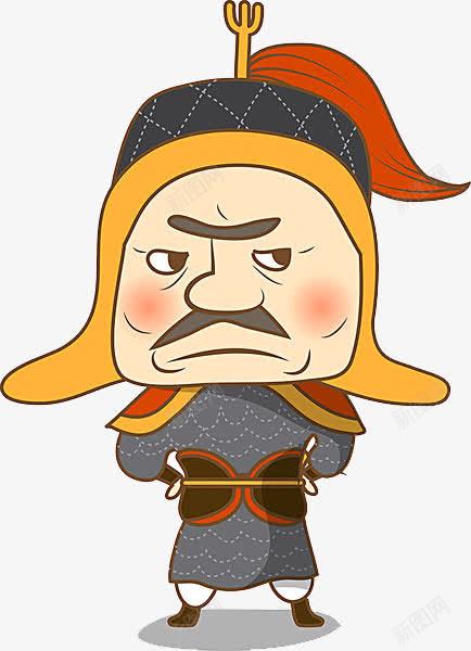 卡通兵士png免抠素材_新图网 https://ixintu.com 兵士 卡通 古代 头盔 手绘 灰色 盔甲 红色