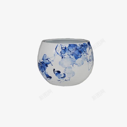 白色青花瓷工艺品png免抠素材_新图网 https://ixintu.com 古董瓷器 瓷器 花纹 青花瓷