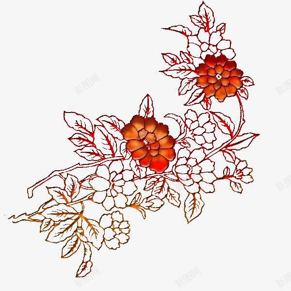 刺绣花装饰图案png免抠素材_新图网 https://ixintu.com 刺绣花样 刺绣花装饰图案 绣花 绣花图案 绣花图片 花 花朵装饰图案