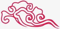 红色祥云卡通七夕png免抠素材_新图网 https://ixintu.com 七夕 卡通 祥云 红色