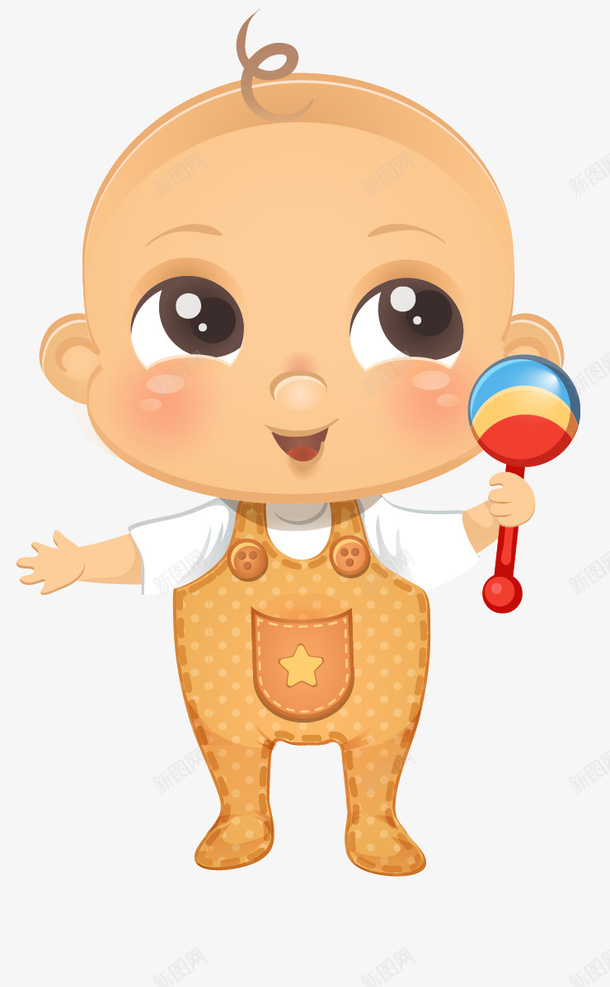 卡通可爱婴儿小孩矢量图ai免抠素材_新图网 https://ixintu.com 卡通 可爱 婴儿 小孩 矢量图