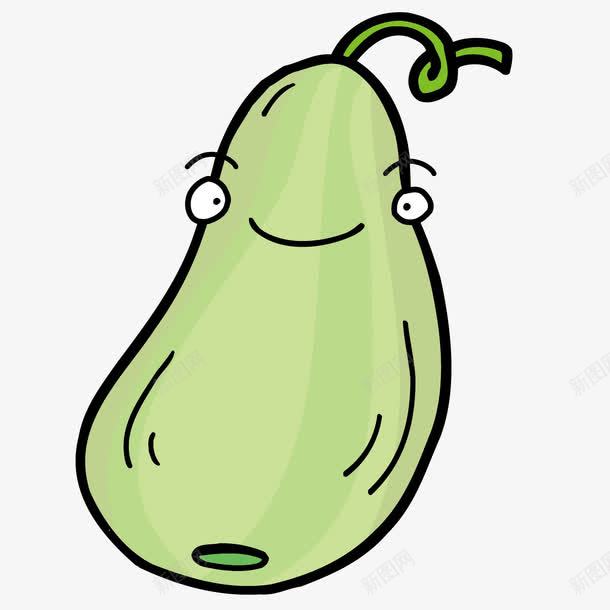 手绘绿色瓜藤png免抠素材_新图网 https://ixintu.com 手绘瓜藤 瓜藤 绿色瓜藤